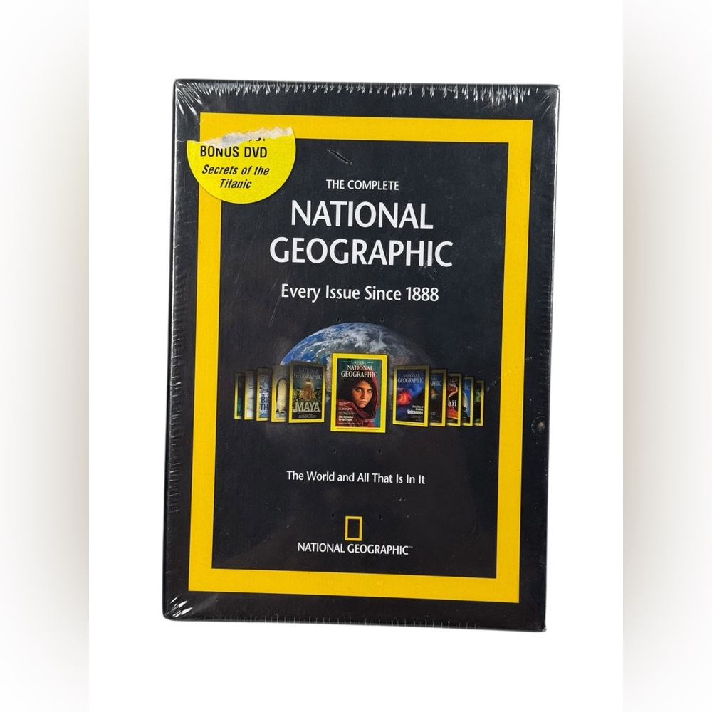 THE COMPLETE NATIONAL GEOGRAPHIC 6 DVD ROM SET NEW SEALED